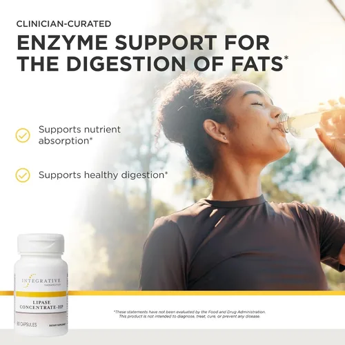 Vista 9 de Integrative Therapeutics - Concentrado de Lipasa HP: Suplemento de Enzimas para la Digestión de Grasas - Absorción de Nutrientes y Apoyo a la Salud