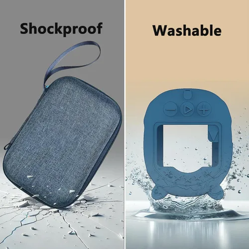 Vista 7 de Funda de silicona y funda rígida para altavoz Bluetooth JBL Clip 5 Azul