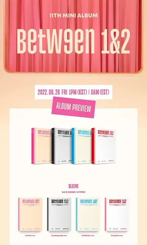 Vista 4 de TWICE - ENTRE 1 y 2 11º mini álbum (versión PATHFINDER)+1ea TWICE Store Gift Card K-POP sellada