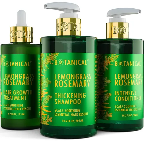 Vista 7 de Tratamiento de pérdida de cabello, champú espesante y acondicionador intensivo - Ginger Saw Palmetto - Prevención energizante del adelgazamiento