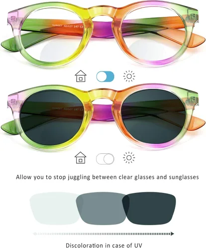 Vista 2 de LifeArt Gafas de bloqueo de luz azul, anteojos de lectura para computadora