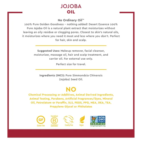 Vista 5 de 100 % aceite de Jojoba Desert Essence