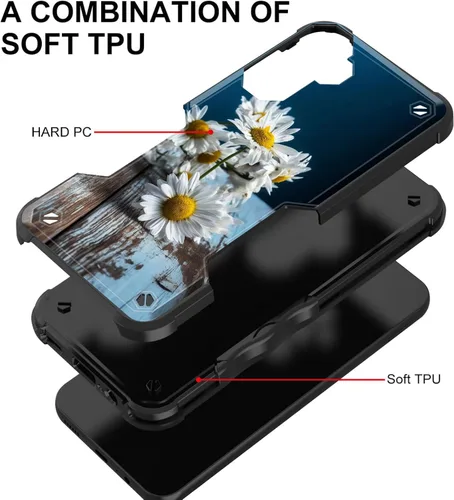 Vista 301 de Funda para Galaxy A14 5G, [Doble Capa][Protección contra Caídas de Grado Militar de 10 Pies] [Antideslizante] Funda Resistente a Prueba de Golpes