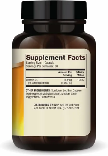 Vista 2 de Dr. Mercola Vitamina liposomal D3, 1,000 UI, 30 Cápsulas (30 porciones)