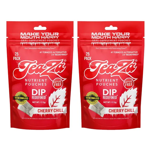 Vista 9 de Teaza Bangin' - Bolsas energéticas de hierbas alternativas al tabaco sin nicotina, bolsas de inmersión saludables para tabaco, sabor prémium a