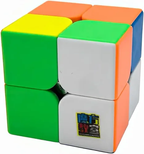 Vista 4 de Willking Moyu Meilong - Cubo de velocidad de 2 x 2, rompecabezas sin calcomanías, cubo mágico de 2 x 2 x 2