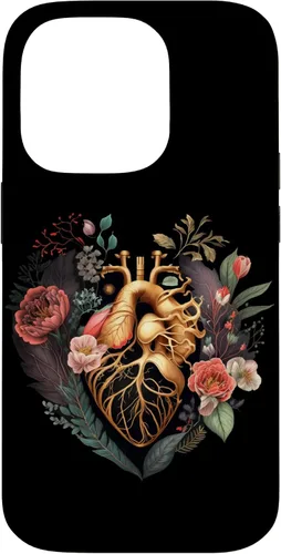 Vista 17 de Anatomical Heart and Flowers for Your Love Case for iPhone 17