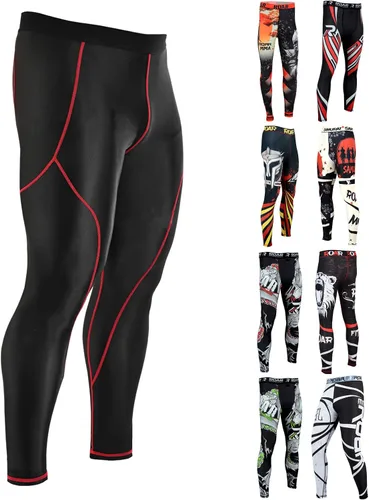 Vista 18 de Roar MMA - Pantalones de compresión para entrenamiento de gimnasio