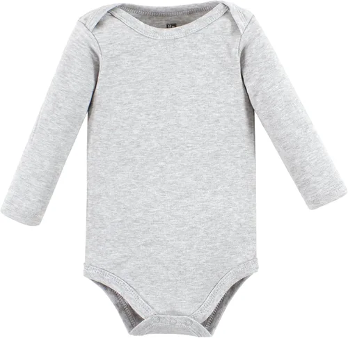 Vista 7 de Hudson Baby Body unisex de algodón de manga larga, para bebé