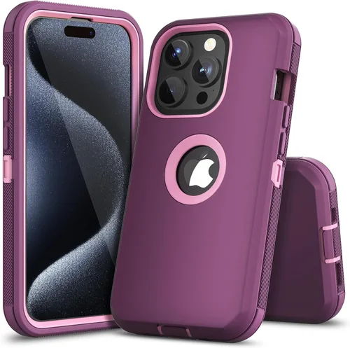Vista 19 de COOYA Funda para iPhone Air de Protección Completa del Cuerpo contra Caídas, Funda Resistente a Prueba de Golpes de 3 Capas, Híbrida de Servicio