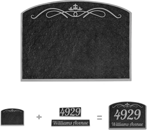 Vista 5 de 4929 Address Plaque (Plata)