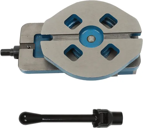 Vista 5 de waltyotur Tornillo de molino de precisión de 2 pulgadas con elevación antimandíbula con base giratoria, tornillo de fresado CNC de bloqueo