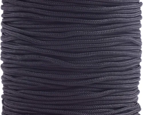 Vista 110 de KONMAY 1 rollo de cuerda de nailon de 150 yardas, trenzado de 0.016 in de nailon Shamballa Macramé/cordón de cuentas, cordón de nudo chino, cuerda