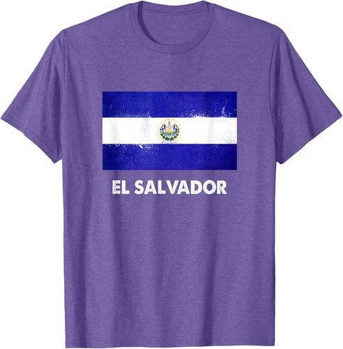Vista 9 de Camiseta de la bandera de El Salvador Camiseta salvadoreña