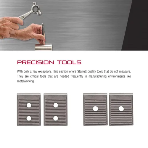 Vista 3 de Starrett Mandíbulas con punta de carburo para pinza de corte, mandíbula ajustable, ideal para mejoras del hogar y profesionales, par de mandíbulas
