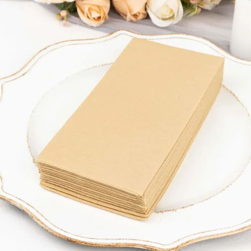 Vista 28 de Efavormart - Paquete de 20 servilletas de papel Airlaid de papel suave con tacto de lino rosa rubor de oro rosa, altamente absorbentes Rosa (Blush)
