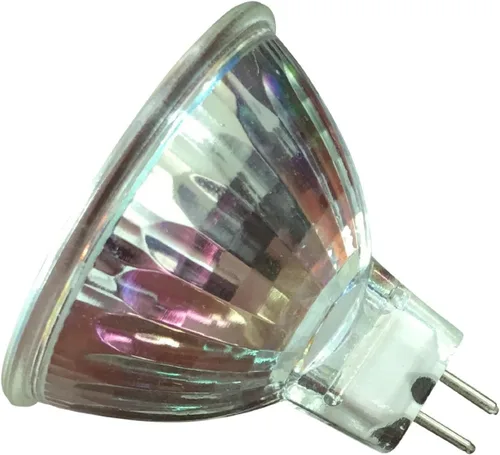 Vista 3 de MR16 - Bombillas halógenas de 12 V y 20 W (paquete de 6) – Base de 12 voltios de dos pines, lúmenes altos, bombilla halógena de precisión de fibra