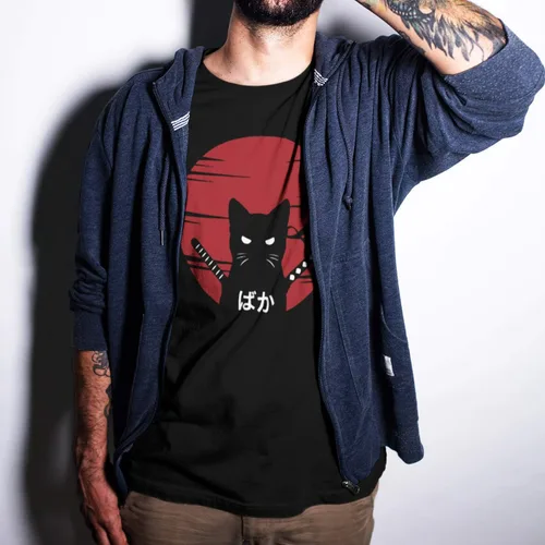 Vista 3 de Camiseta de anime japonés para hombre y mujer