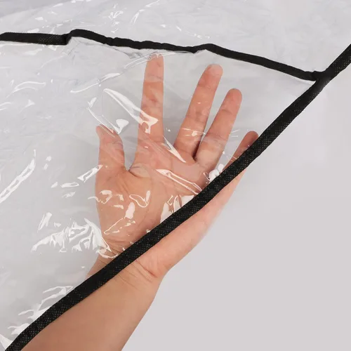 Vista 5 de Universal Twins - Funda impermeable para cochecito de bebé, impermeable, protección contra la lluvia, lado a lado, al aire libre, doble carro