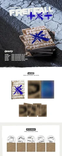 Vista 5 de TXT The Name Chapter : FREEFALL Contenido del 3er Álbum+Tarjeta Fotográfica+Pegatina+Seguimiento Sellado Tomorrow X Together