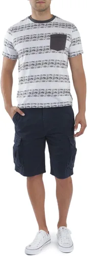 Vista 2 de Unionbay Survivor pantalones cortos de cargo con cinturón para hombre