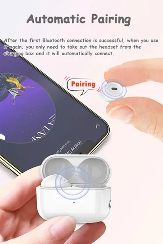 Vista 2 de Auriculares invisibles pequeños mini ocultos para trabajo, dormir, música (desnudo)