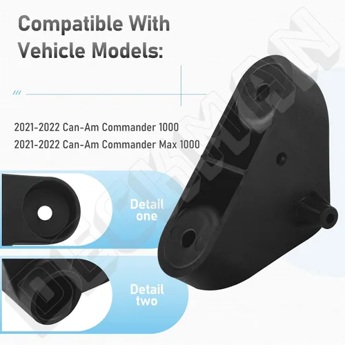 Vista 4 de 708303735 Pivote de soporte compatible con Can-Am Commander Defender Traxter 2017-2022, repuesto 708301576