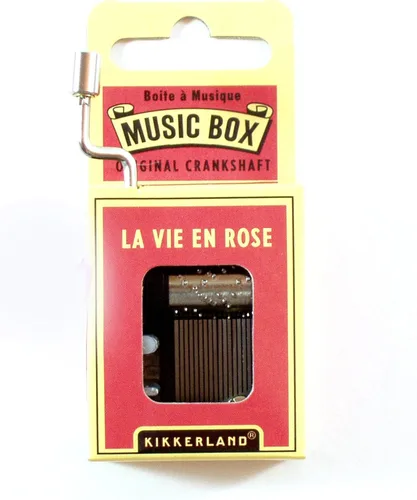 Vista 11 de Caja de música a manivela Happy Birthday, Kikkerland
