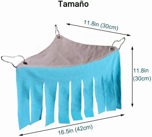 Vista 4 de RIOUSSI - Escondite de conejillo de indias, escondite de forro polar, accesorios para jaula de juguetes Negro (Black Leaves)