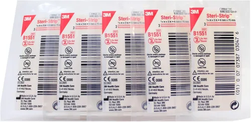 Vista 2 de 3M Steri-Strip Mezcla Tono Piel Cierre 1/4" x 3" Caja: 50