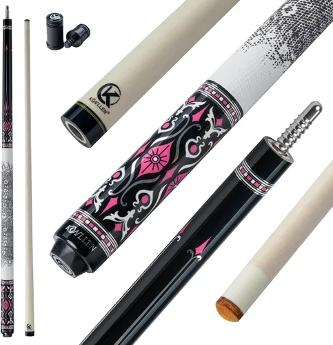 Vista 10 de KONLLEN Maple Pool Cue Stick, 58 Inch Low Deflection AK-02P-0.5 in