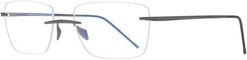 Vista 5 de FONEX Marco de lentes de titanio para hombre lentes cuadrados sin marco de miopía óptica 8557
