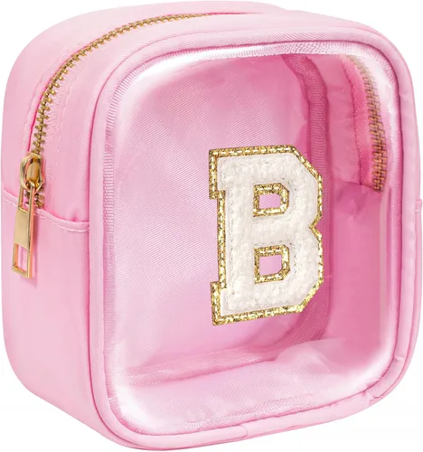 Vista 17 de KOTORA Bolsa de Maquillaje Inicial, Bolsa de Viaje de Artículos de Aseo, Bolsa de Maquillaje Transparente, Bolsas de Cosméticos Organizadoras