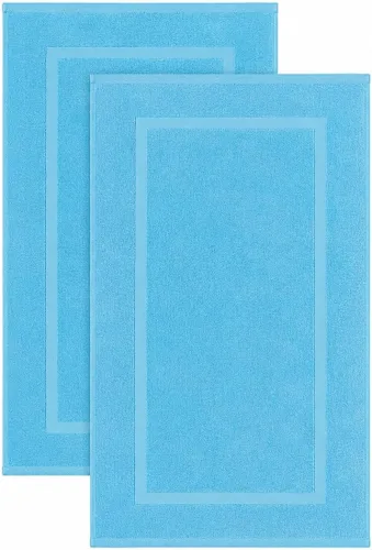 Vista 73 de Juego grande de baño tipo spa turco 40"x80", de lujo, amigable con el medio ambiente de 650 gramos, muchos colores de donde escoger Aqua