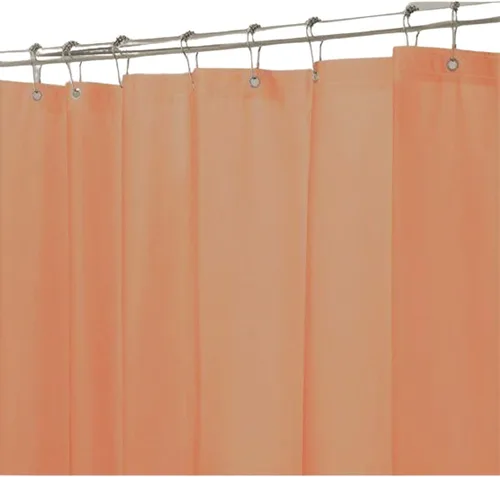 Vista 15 de Dependable Industries inc. Essentials Cortina de ducha magnetizada para baño con ojales de metal impermeable (beige)