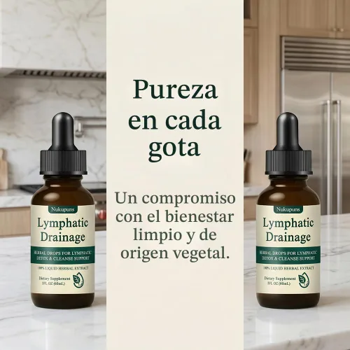 Vista 8 de Gotas de drenaje linfático, suplementos de drenaje linfático, apoyo del sistema linfático de mezcla de hierbas, drenaje linfático, vegano y sin OMG