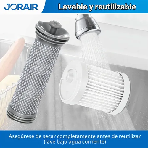 Vista 2 de Kit de filtro de repuesto compatible con Tineco A10/A11 Hero, Pure One S11, A11 PET, A10/A11 Master, PWRHERO11 Snap aspiradora inalámbrica, paquete