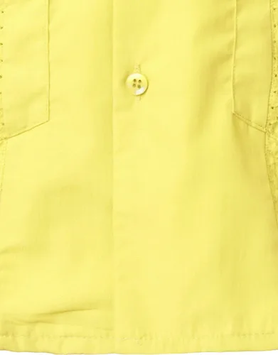 Vista 5 de VATPAVE Camisas de guayabera cubana con botones de manga corta para hombre