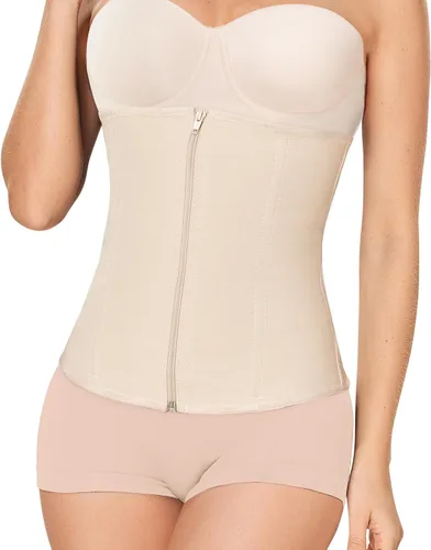 Vista 3 de Ann Chery 1024 Corsé de cintura para mujer, moldeador de alta compresión con cremallera, control de abdomen y soporte de espalda