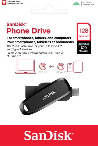 Vista 6 de SanDisk Unidad de teléfono 128 GB USB Flash Drive