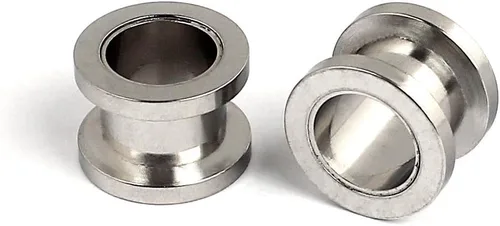Vista 9 de Ruifan kit de 16 expansores de acero quirúrgico, 8 pares, 14 g - 00 g (1.6 mm-10 mm)