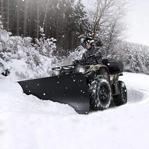 Vista 5 de Kit de quitanieves Black Boar Camco para ATV Cuenta con una hoja recta ajustable de 48 pulgadas y muelles de seguridad de tensión ajustable (66016)