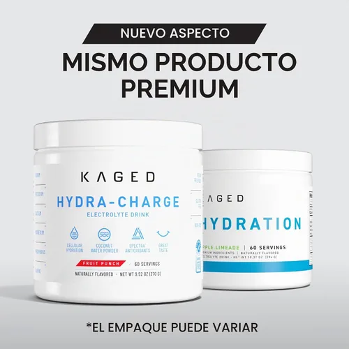 Vista 10 de Kaged Hidratación diaria 5 electrolitos clave Sin azúcar Agua de coco 60 porciones