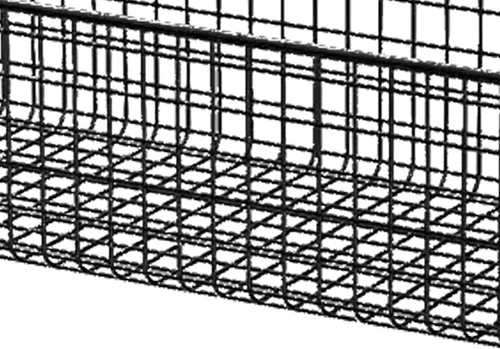 Vista 7 de Cestas colgantes de alambre de cocina, organizador de frutas negro para montaje en pared, sin perforaciones, soporte de metal pequeño para gabinete