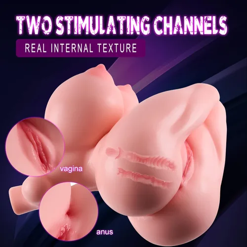 Vista 6 de Muñecas sexuales de 2 libras para hombres, juguetes sexuales para adultos, madurador masculino, coño de bolsillo, sexo completo con vagina y anal