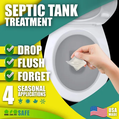 Vista 2 de Fórmula viva concentrada para tratamiento de tanque séptico de GreenPig Solutions 52, suministro de 1 año, Multi, 52