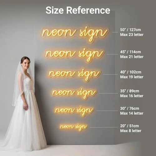 Vista 9 de Custom Neon Signs Personalized Neon Name Sign Custom Business Logo Waterproof LED Custom Neon Light Sign for Wedding, Business, Bedroom Wall Decor