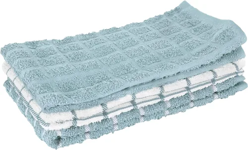 Vista 9 de Ritz Premium Toallas de Cocina de Felpa de Algodón 100% a Cuadros - Altamente Absorbentes, Súper Suaves, de Larga Duración, 25"x15", Paquete de 3