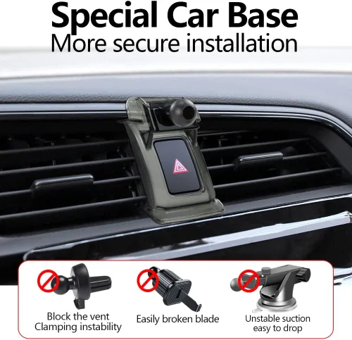 Vista 2 de Soporte para teléfono de coche para Honda Civic Auto Accesorios Decoración Interior Soporte para teléfono celular móvil Smartphone