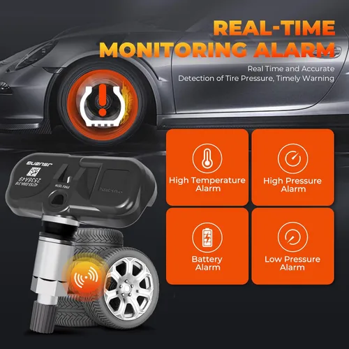 Vista 7 de Jsueng Sensor TPMS, sensor de sistema de monitoreo de presión de neumáticos de 315 Mhz para Honda Accord 2008-2012, Honda CR-V 2007-2011, Honda Fit
